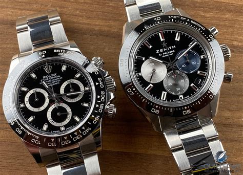 zenith chronomaster vs rolex daytona|Rolex daytona zenith price.